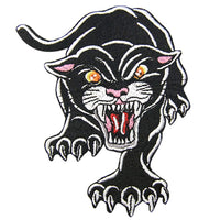 Angry Panther Patch - Visibly Black
