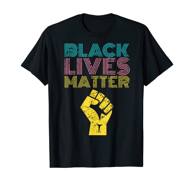 Black Lives Matter Neon Men's Tee