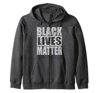 Black Lives Names Zip Hoodie