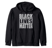 Black Lives Names Zip Hoodie