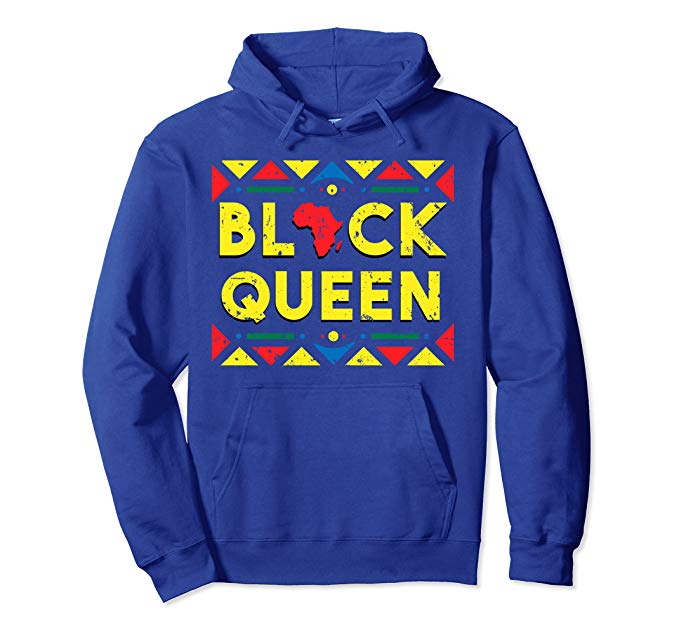 Black Queen Hoodie - Visibly Black