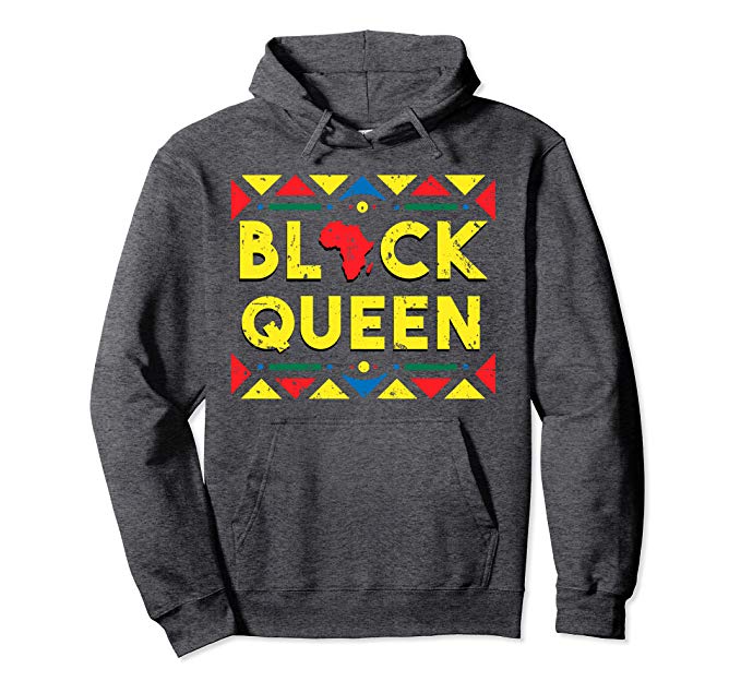 Black Queen Hoodie - Visibly Black