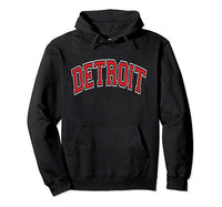 Detroit Red Letter Hoodie