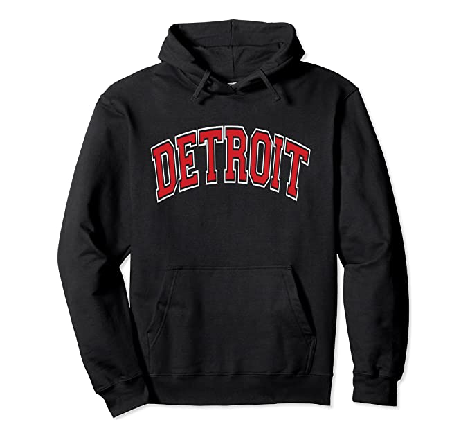 Detroit Red Letter Hoodie