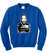 MLK Civil Rights Men's Sweatshirt - Visibly Black
