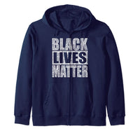 Black Lives Names Zip Hoodie