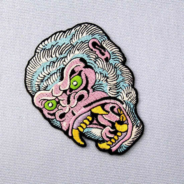 Roaring Gorilla Patch - Visibly Black