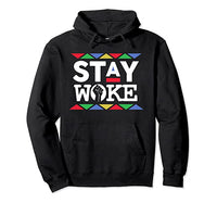 Stay Woke Hoodie - Visibly Black