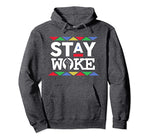 Stay Woke Hoodie - Visibly Black
