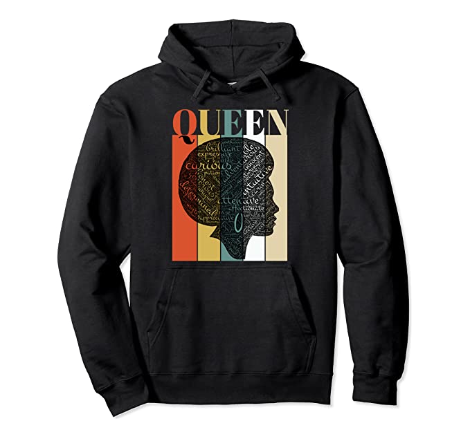 Afro Queen Hoodie - Visibly Black