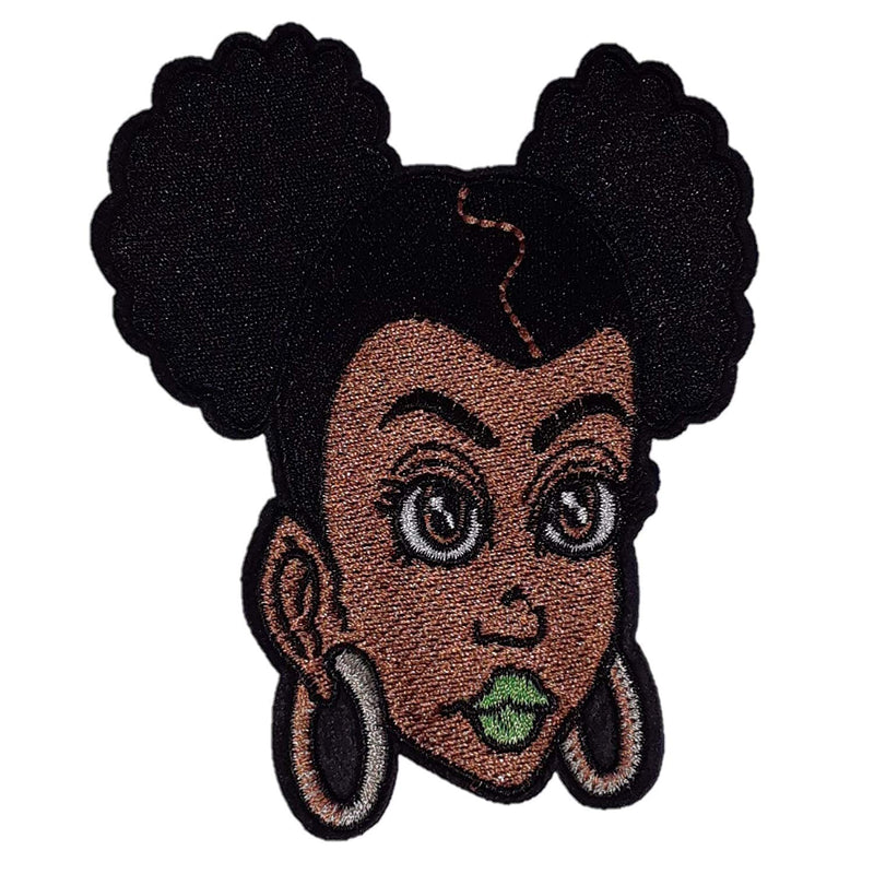 Afro Girl Patch - Visibly Black