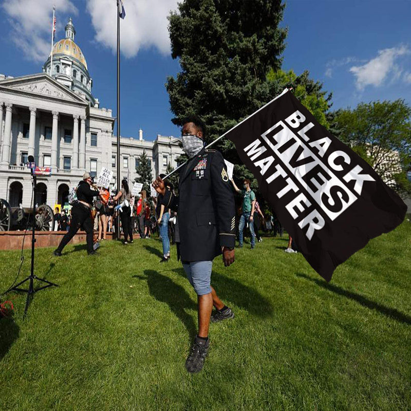 Black Lives Matter Flag - Visibly Black