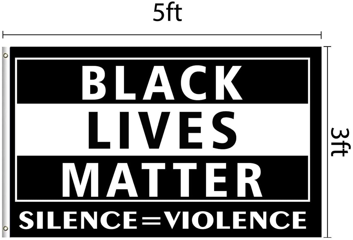 Black Lives Matter Flag - Visibly Black