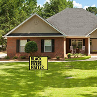 BLM Yellow Yard Sign