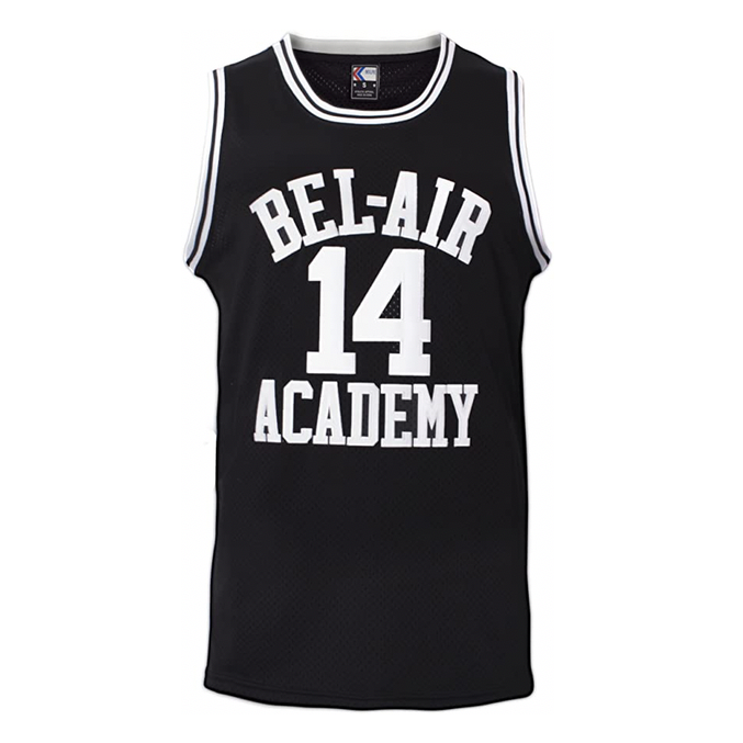 Bel Air Academy Jersey - The Fresh Prince | Visibly Black 2XL