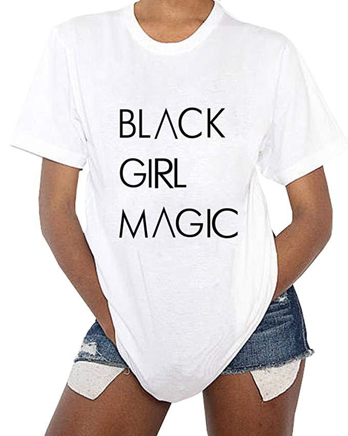 Black Girl Magic Tee Visibly Black