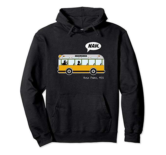 Front of The Bus Hoodie - Visibly Black