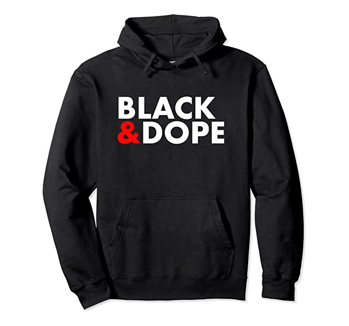 Black and Dope Hoodie - Visibly Black