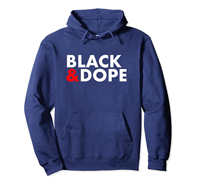 Black and Dope Hoodie - Visibly Black
