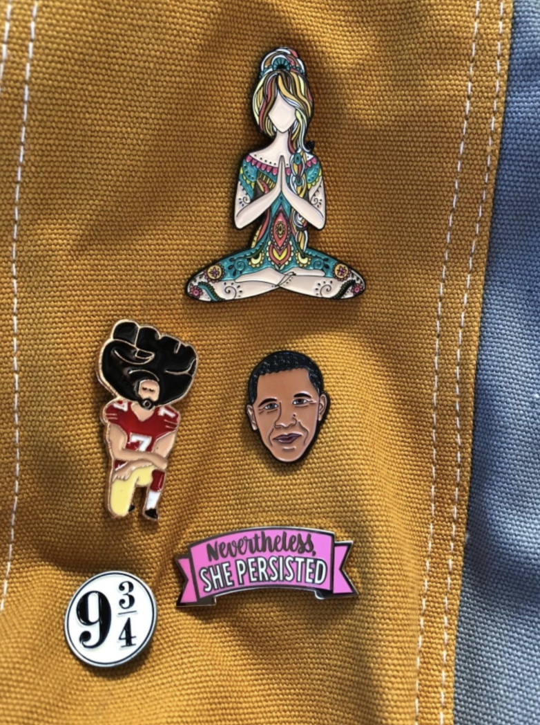 Colin Kaepernick Pin - Visibly Black