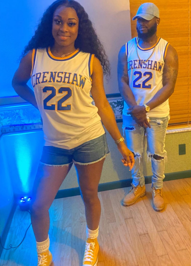 Crenshaw Jersey - Love and Basketball | Visibly Black 2XL Crenshaw Jersey - Love and Basketball | Visibly Black 2XL