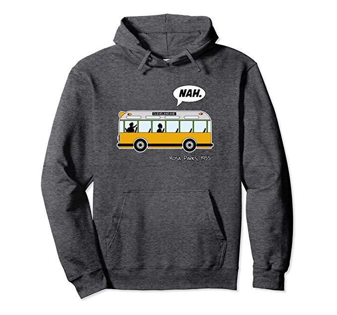 Front of The Bus Hoodie - Visibly Black