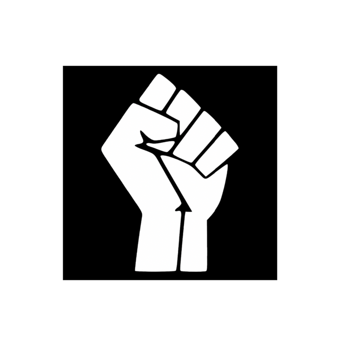 BLM Car Decal - Visibly Black