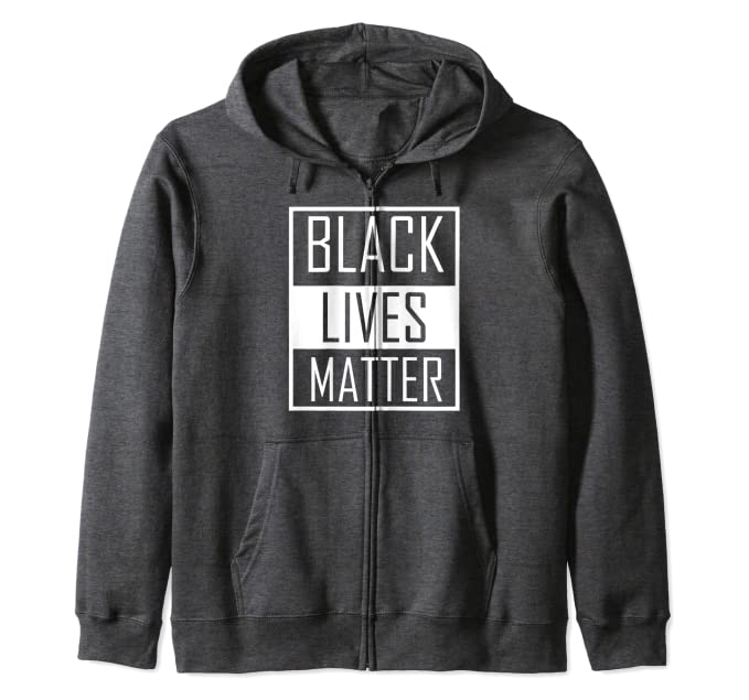 Black Lives Matter Zip Hoodie