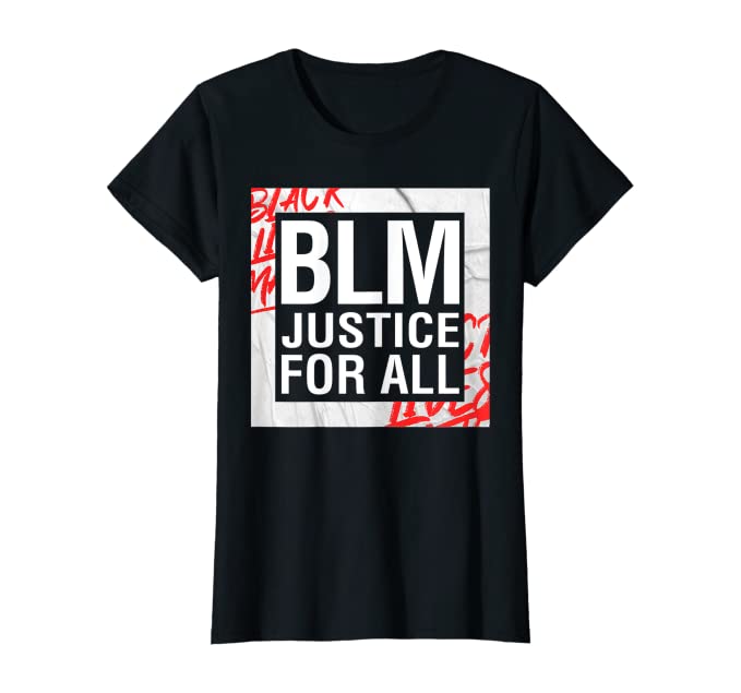 BLM Justice For All Women's Tee