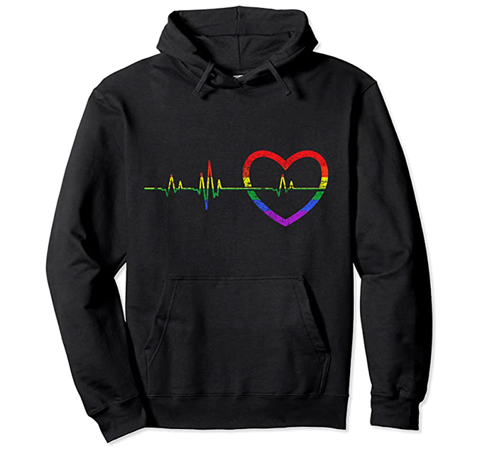 LGBTQ Heartbeat Hoodie
