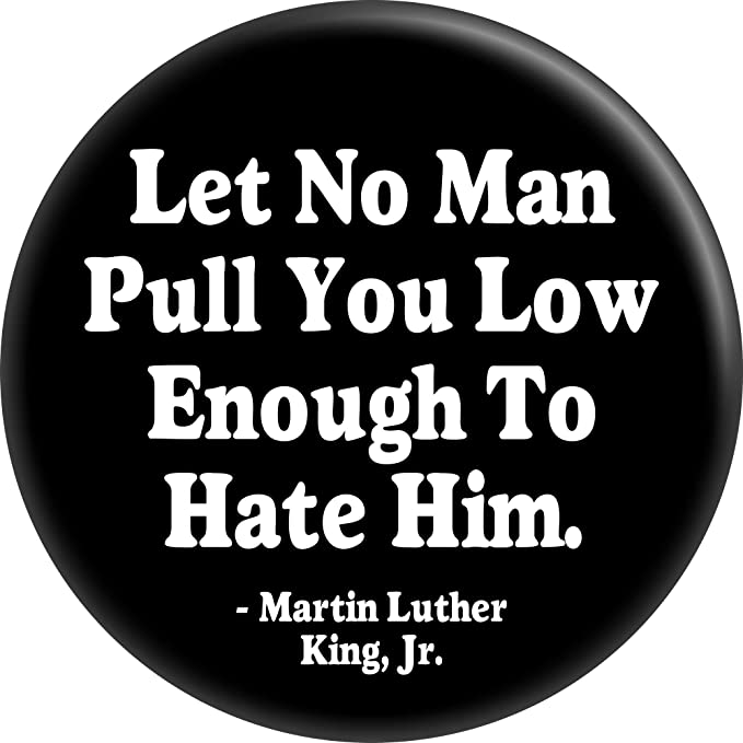 MLK Pin - Visibly Black