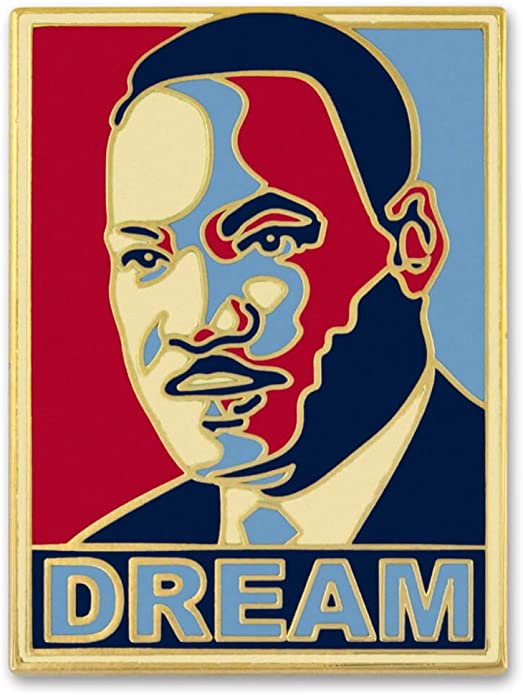 MLK Dream Pin - Visibly Black