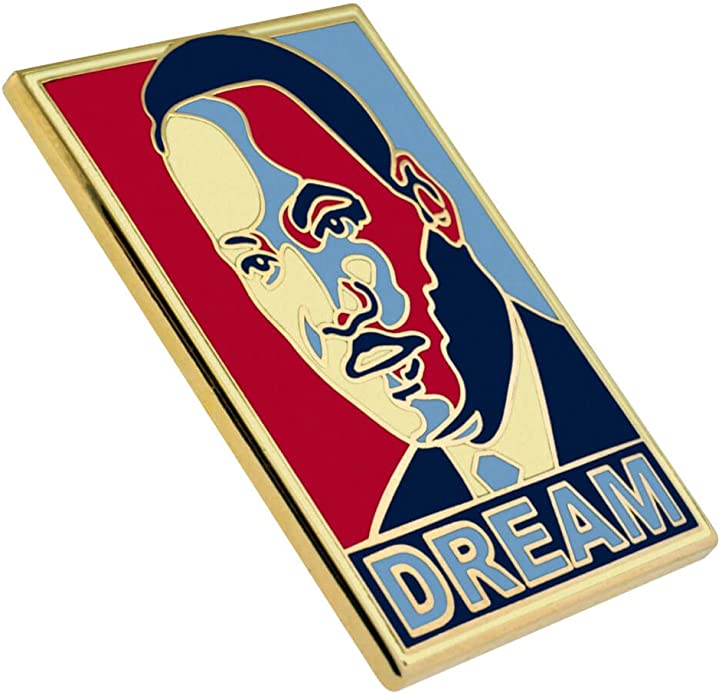 MLK Dream Pin - Visibly Black
