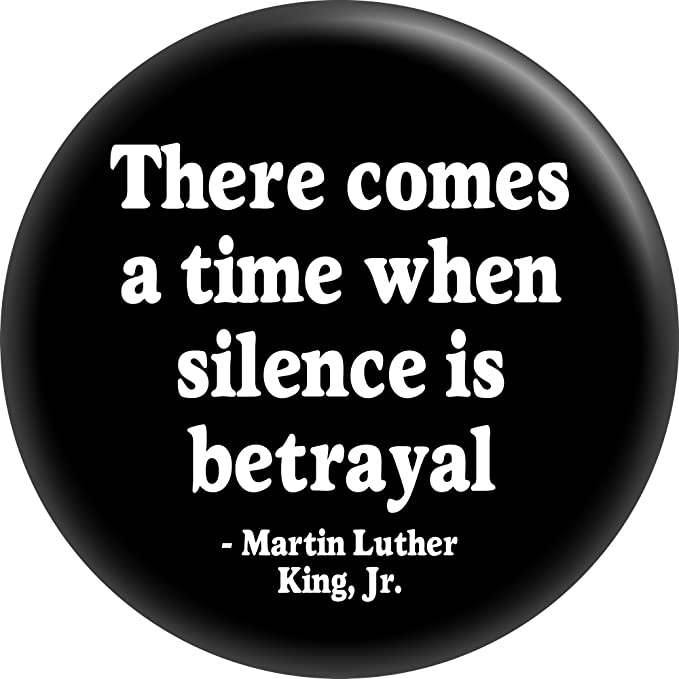MLK Pin - Visibly Black