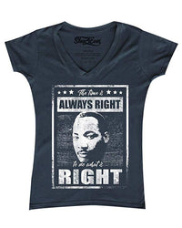 MLK Always Right Tee - Visibly Black