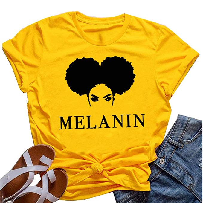 Melanin Afro Tee - Visibly Black
