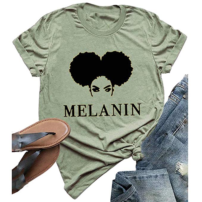 Melanin Afro Tee - Visibly Black