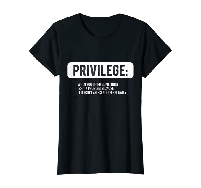 White Privilege Clothing - Visibly Black