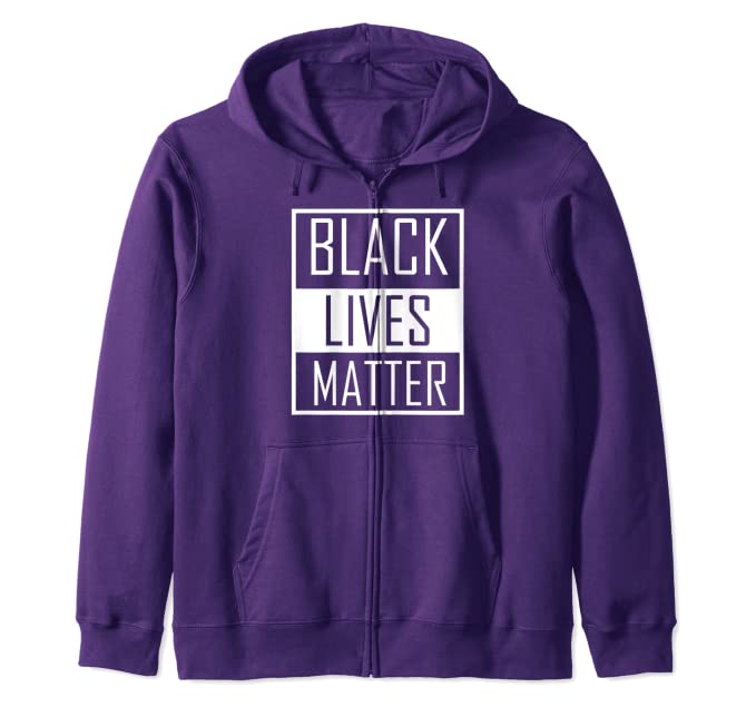Black Lives Matter Zip Hoodie