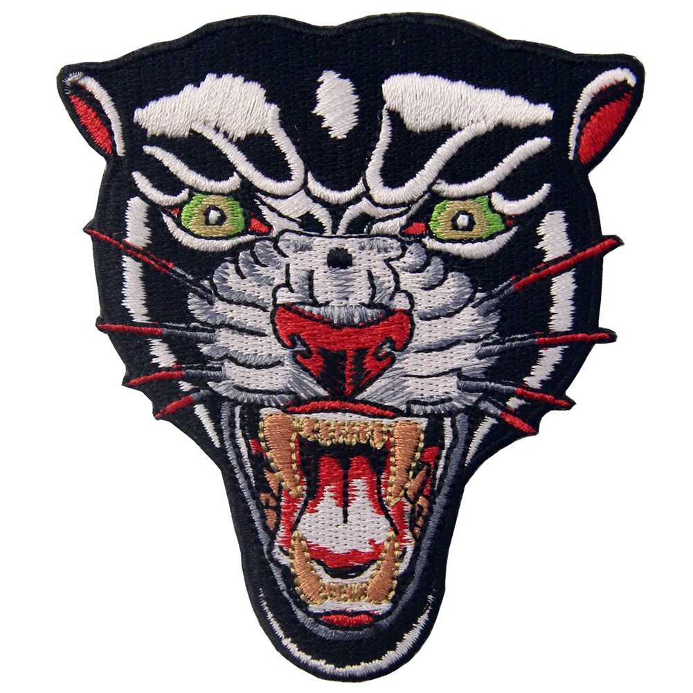 Roaring Panther Patch - Visibly Black
