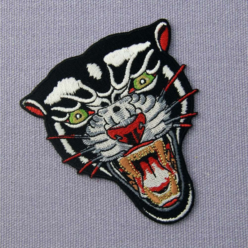 Roaring Panther Patch - Visibly Black