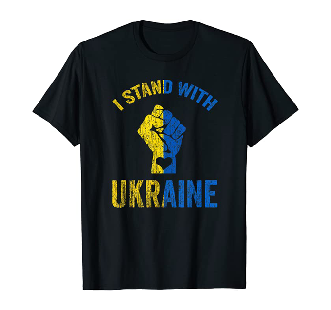 I Stand With Ukraine Men's Tee