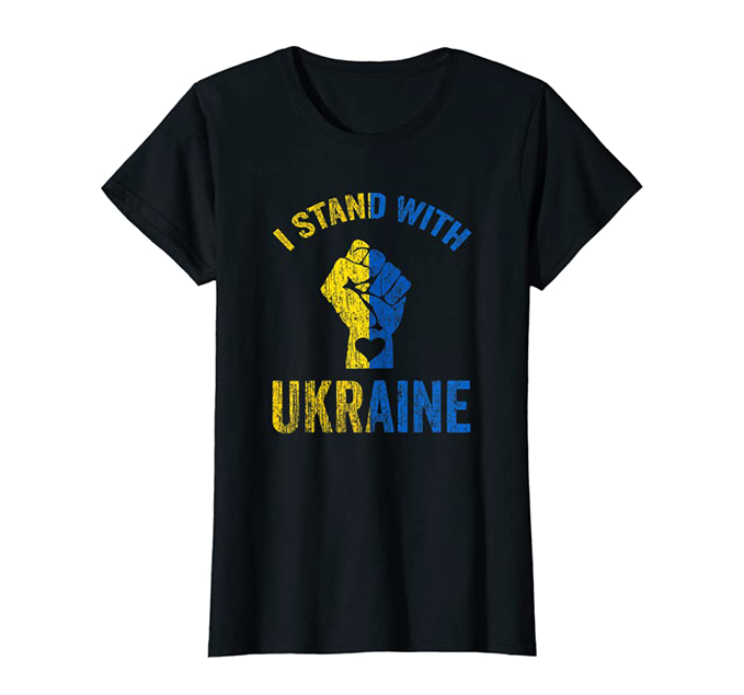 I Stand With Ukraine Women's Tee