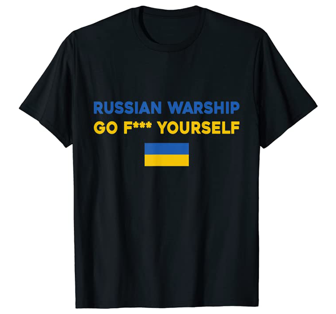 Russian Warship Go F**k Yourself Men's T-Shirt