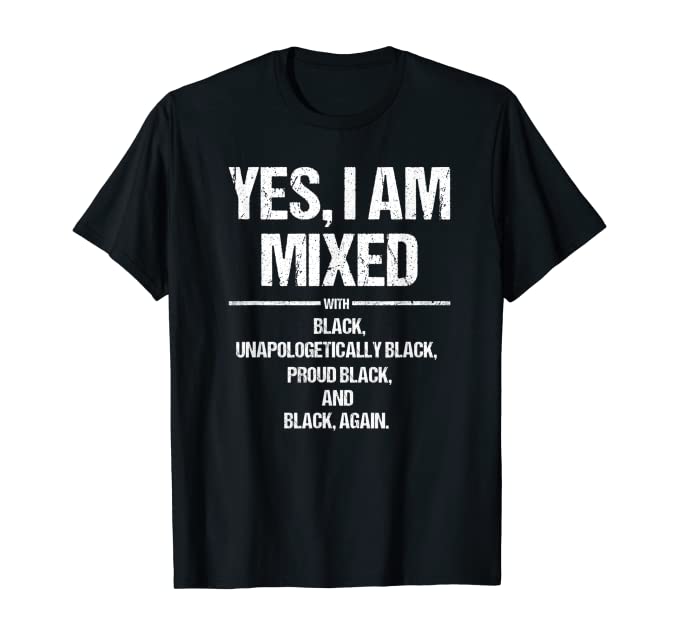 Bi-Racial Tee - Visibly Black