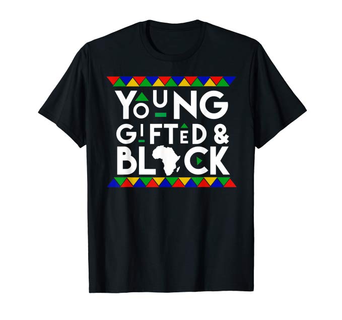 Young Black and Gifted Men's Tee - Visibly Black